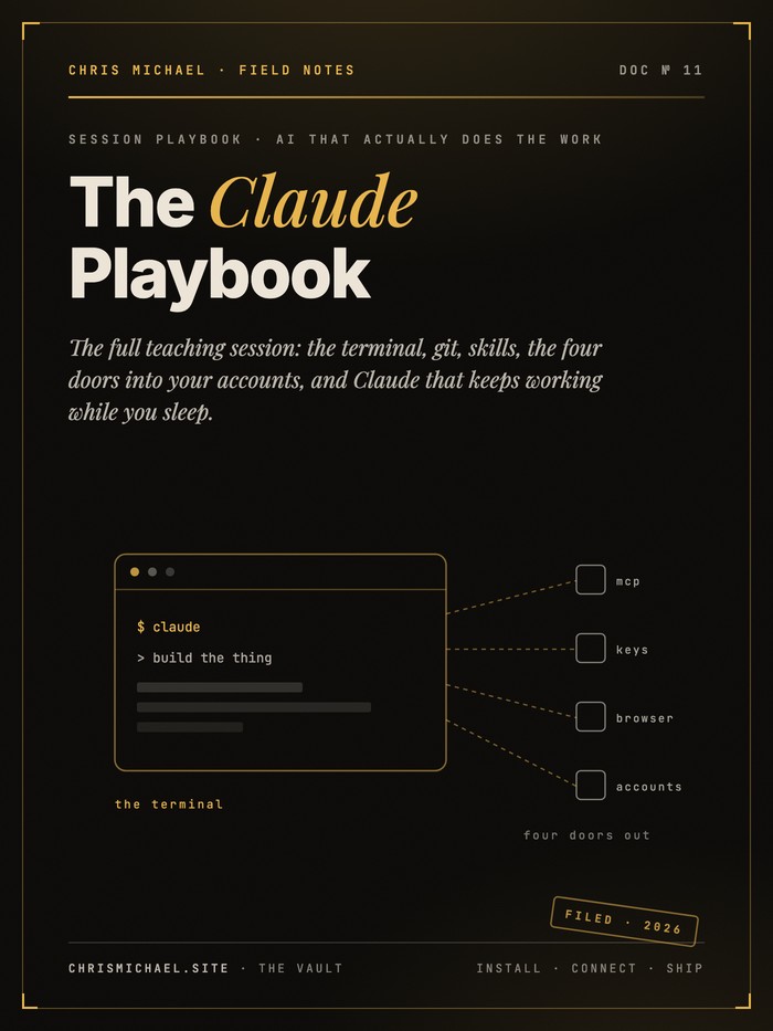 The Claude Playbook cover
